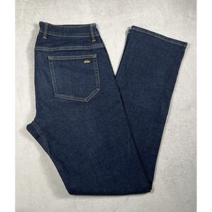 Stio Rivet Denim Jeans Mens 33L Dark Wash Stretch Straight Leg Outdoor Pants